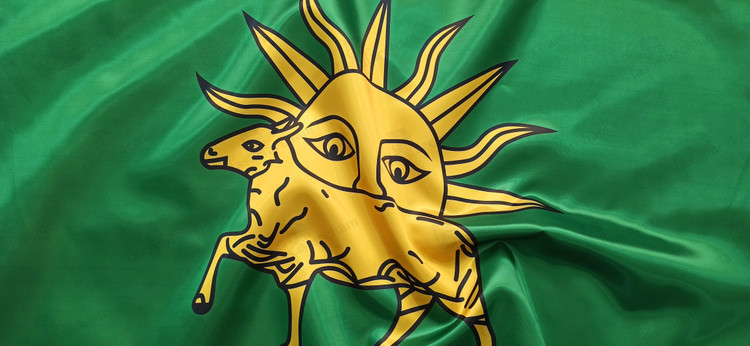 پرچم ایران صفوی (شاه طهماسب)